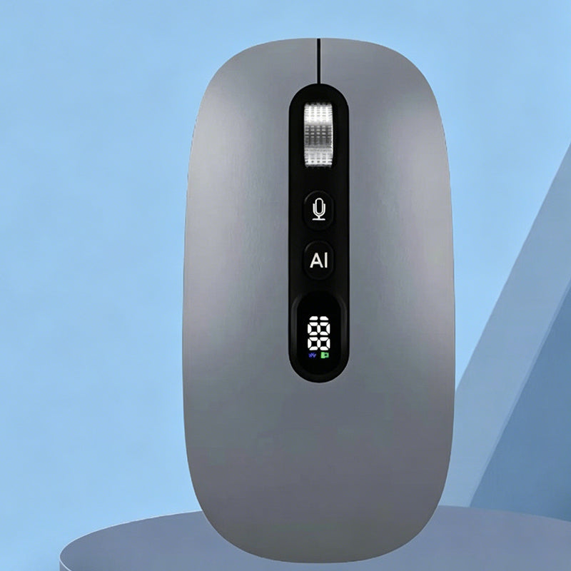 🖱️LIMITED-TIME 50% OFF! 💥 AI Smart Voice Wireless Mouse – 1600 Words/Min, Translation Hub, Ergonomic