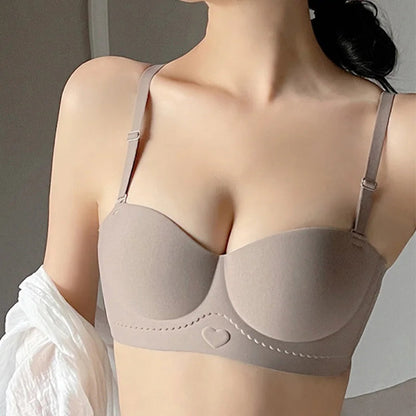 💃✨(Half Cup with Heart) Women's Seamless Underwear