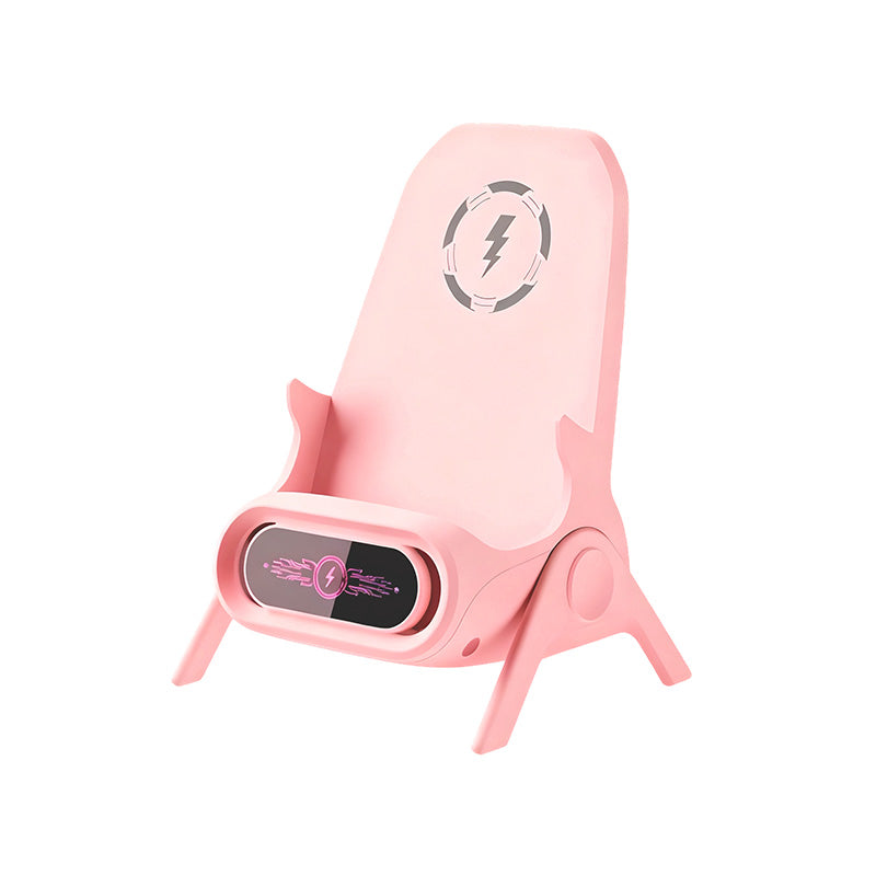 🔥Mini Chair Wireless Fast Charger Multifunctional Phone Holder — Adapts to All Phones