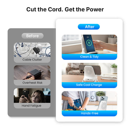 🔥Mini Chair Wireless Fast Charger Multifunctional Phone Holder — Adapts to All Phones
