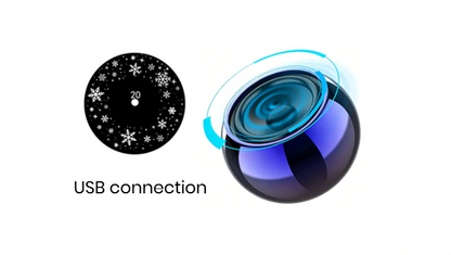 🌈Dynamic Rotating LED Light Projector – Calm & relaxation for your home. Gentle moving lights ease restless nights.