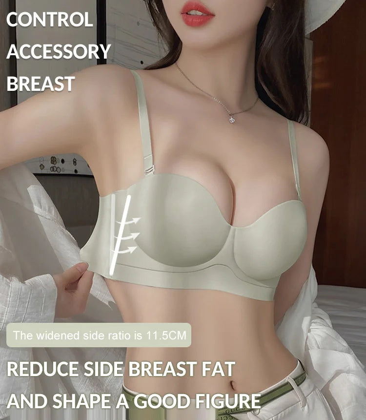 💃✨(Half Cup with Heart) Women's Seamless Underwear
