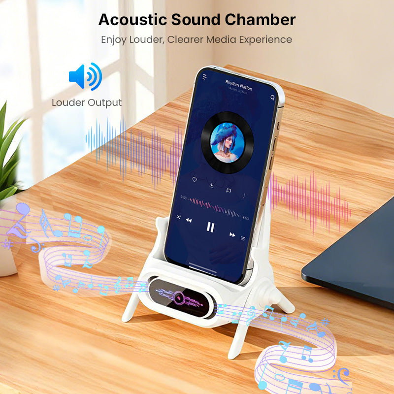 🔥Mini Chair Wireless Fast Charger Multifunctional Phone Holder — Adapts to All Phones