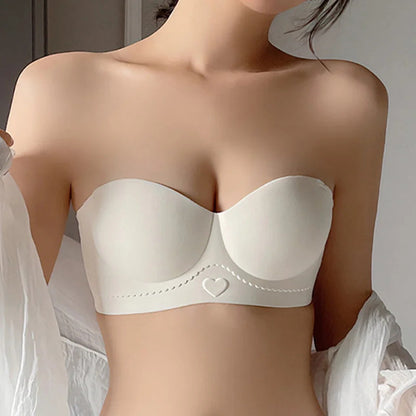 💃✨(Half Cup with Heart) Women's Seamless Underwear
