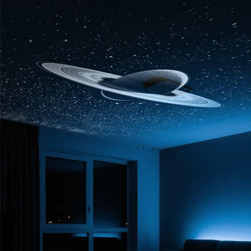 【Black and white - high-definition patterns】USB starry night light, suitable for home scenes, small footprint, clear projection