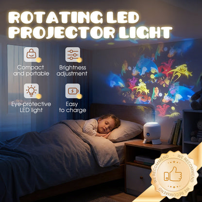 🌈Dynamic Rotating LED Light Projector – Calm & relaxation for your home. Gentle moving lights ease restless nights.
