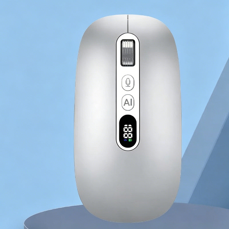 🖱️LIMITED-TIME 50% OFF! 💥 AI Smart Voice Wireless Mouse – 1600 Words/Min, Translation Hub, Ergonomic